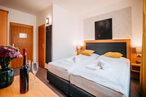 Posteľ alebo postele v izbe v ubytovaní Hotel Klika