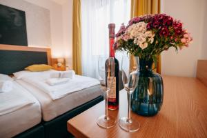 Posteľ alebo postele v izbe v ubytovaní Hotel Klika