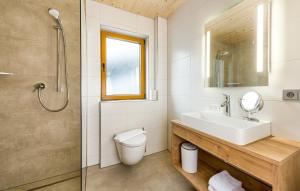 Phòng tắm tại Landhaus Moosbrugger