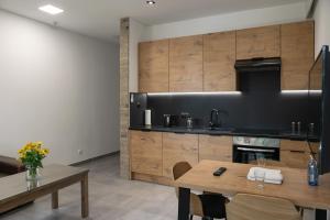 Kuchnia lub aneks kuchenny w obiekcie Apartamenty Dworcowa 45