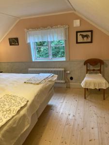 Postel nebo postele na pokoji v ubytování Thorstorps Gård B&B