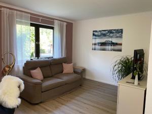 Posezení v ubytování Ferienwohnung Birkenhof