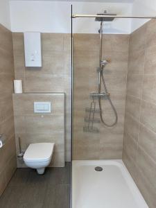 Koupelna v ubytování Ferienwohnung Birkenhof