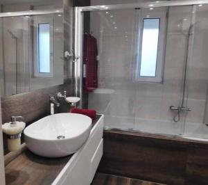A bathroom at Alimos Luxury Prestige