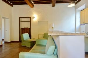 Kuchyň nebo kuchyňský kout v ubytování Casa alla Vecchia Posta di Bagno Vignoni
