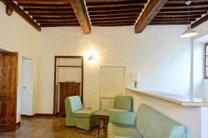 Posezení v ubytování Casa alla Vecchia Posta di Bagno Vignoni