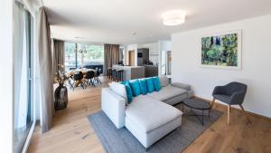 Posezení v ubytování MANNI village - lifestyle apartments