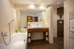 Koupelna v ubytování Hotel Mutter-Bahr
