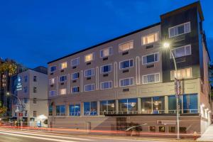 Byggnaden som hotellet ligger i