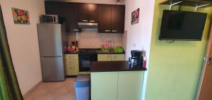 Kuchyň nebo kuchyňský kout v ubytování Apartmani Barbara App2