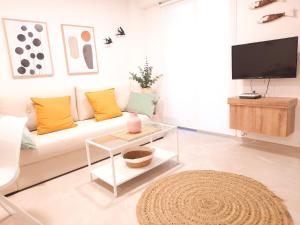 Telewizja i/lub zestaw kina domowego w obiekcie Bonefish Apartment