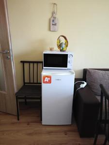Kuchyň nebo kuchyňský kout v ubytování Privat Mapak