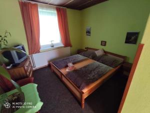 Posteľ alebo postele v izbe v ubytovaní Motel Podkova