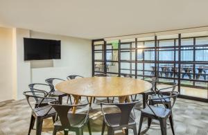 TV a/nebo společenská místnost v ubytování Mex Hoteles
