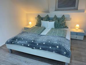 Ein Bett oder Betten in einem Zimmer der Unterkunft Ossiach Apartment 1