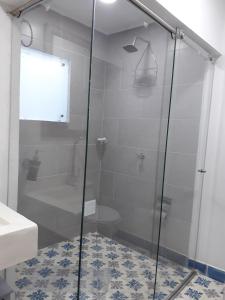 A bathroom at Casa San Francisco Honda