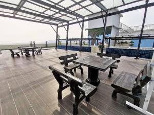 Balkón nebo terasa v ubytování “彬彬”星空瞭望台 ( The Venus 33rd floor @ Sri Manjung )