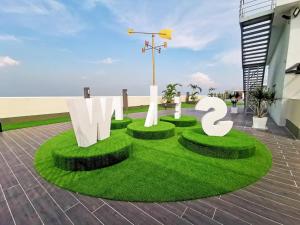 Zahrada ubytování “彬彬”星空瞭望台 ( The Venus 33rd floor @ Sri Manjung )