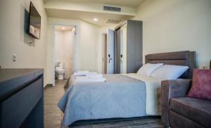 Hotel Scala客房内的一张或多张床位