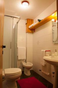 Koupelna v ubytování Le Rosier B&B e Appartamento