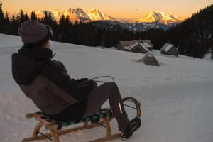 Chalet Triebenstein v zimě