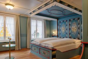 Postel nebo postele na pokoji v ubytování Hotel Löwen