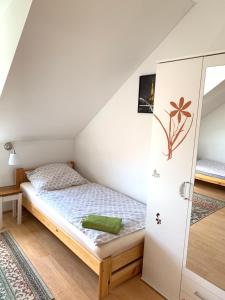 Posteľ alebo postele v izbe v ubytovaní apartment