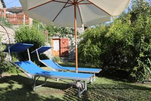 Zahrada ubytování Le Rosier B&B e Appartamento