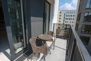 Balkon lub taras w obiekcie EL Apartments - Antares