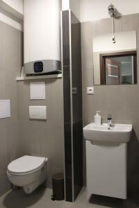 Koupelna v ubytování Apartmany Arcadia
