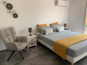 Postel nebo postele na pokoji v ubytování Villa Bois d'Inde + 13 fotografií