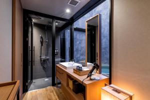ONSEN RYOKAN Yuen Sapporo的一间浴室
