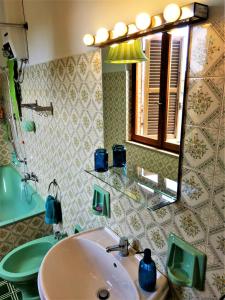 Koupelna v ubytování B&B "Le tre Muse"