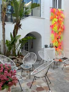 Zahrada ubytování Suites Edivino Design Capri