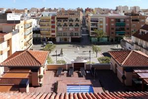 a view from the roof of a building with a courtyard at Casa Consistorial in Fuengirola