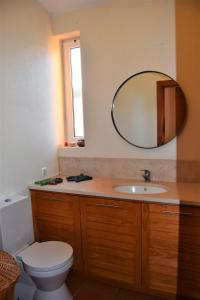 Phòng tắm tại Quinta da Aurora