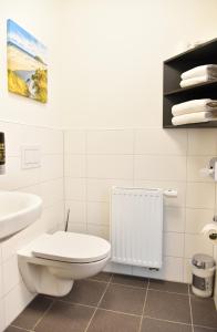 Ein Badezimmer in der Unterkunft Gästehaus Hansa Residence