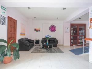 Χώρος καθιστικού στο Hotel Spa Shalam