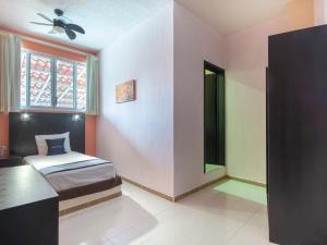 Ένα ή περισσότερα κρεβάτια σε δωμάτιο στο Hotel Spa Shalam