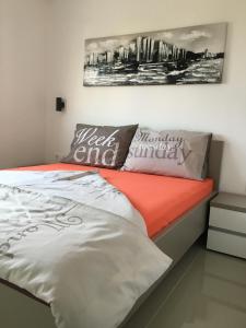 Postel nebo postele na pokoji v ubytování Apartmani Zaton
