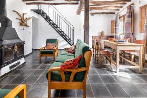 Posezení v ubytování Casa rural El Fuerte de Atabuey