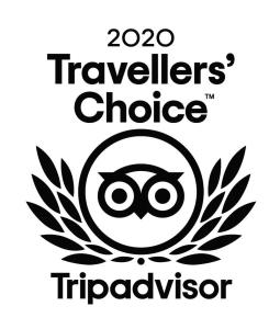 a logo for the travelers choice triadvisor at B&B SoleLuna della Solidarietà in Palermo