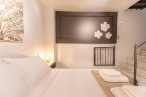 Postel nebo postele na pokoji v ubytování Oikion Meteora Home 1