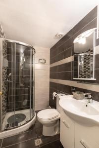 Koupelna v ubytování Oikion Meteora Home 1