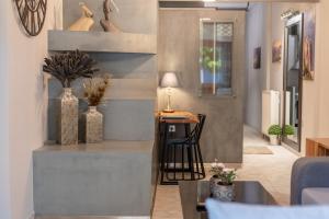 Posezení v ubytování Oikion Meteora Home 1