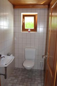 Koupelna v ubytování Ferienwohnung in der Schoß