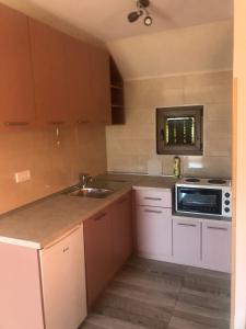 A kitchen or kitchenette at Apartments Bogdanović
