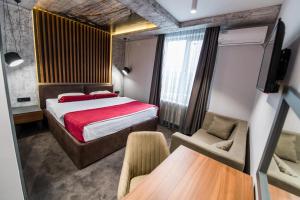 Hotel Bavka房間的床