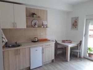 Η κουζίνα ή μικρή κουζίνα στο Apartments City Paradise