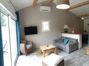 Televisyen dan/atau pusat hiburan di Le Clos des Vergers